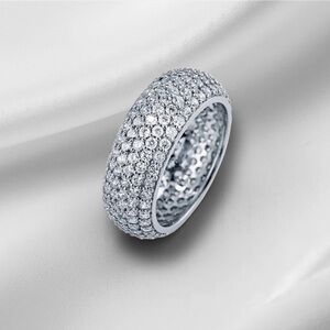 STERLING SILVER/CZ RING SIZE 7